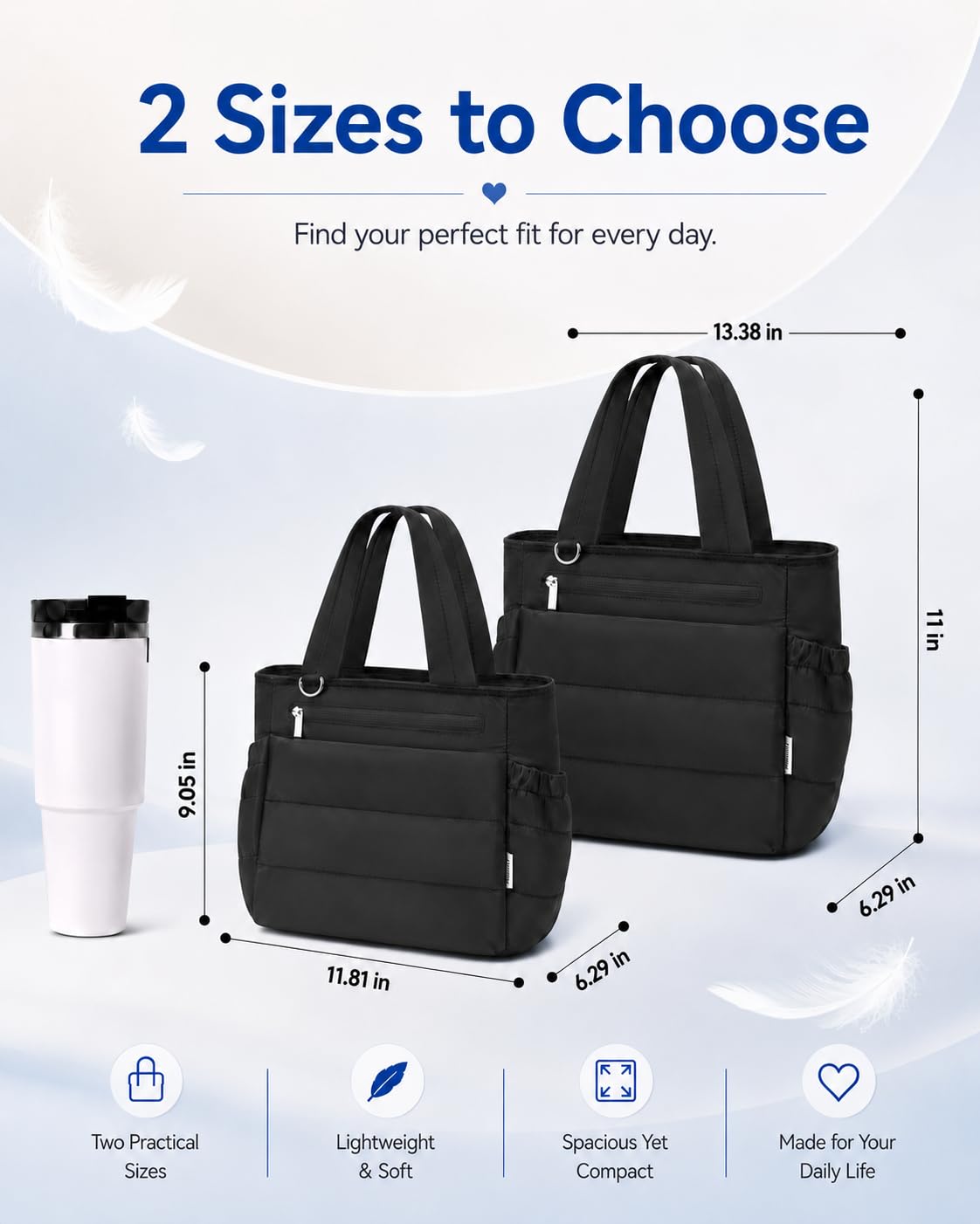 TENKIST lifestyle shot of woman carrying tote offering polished look for commuting