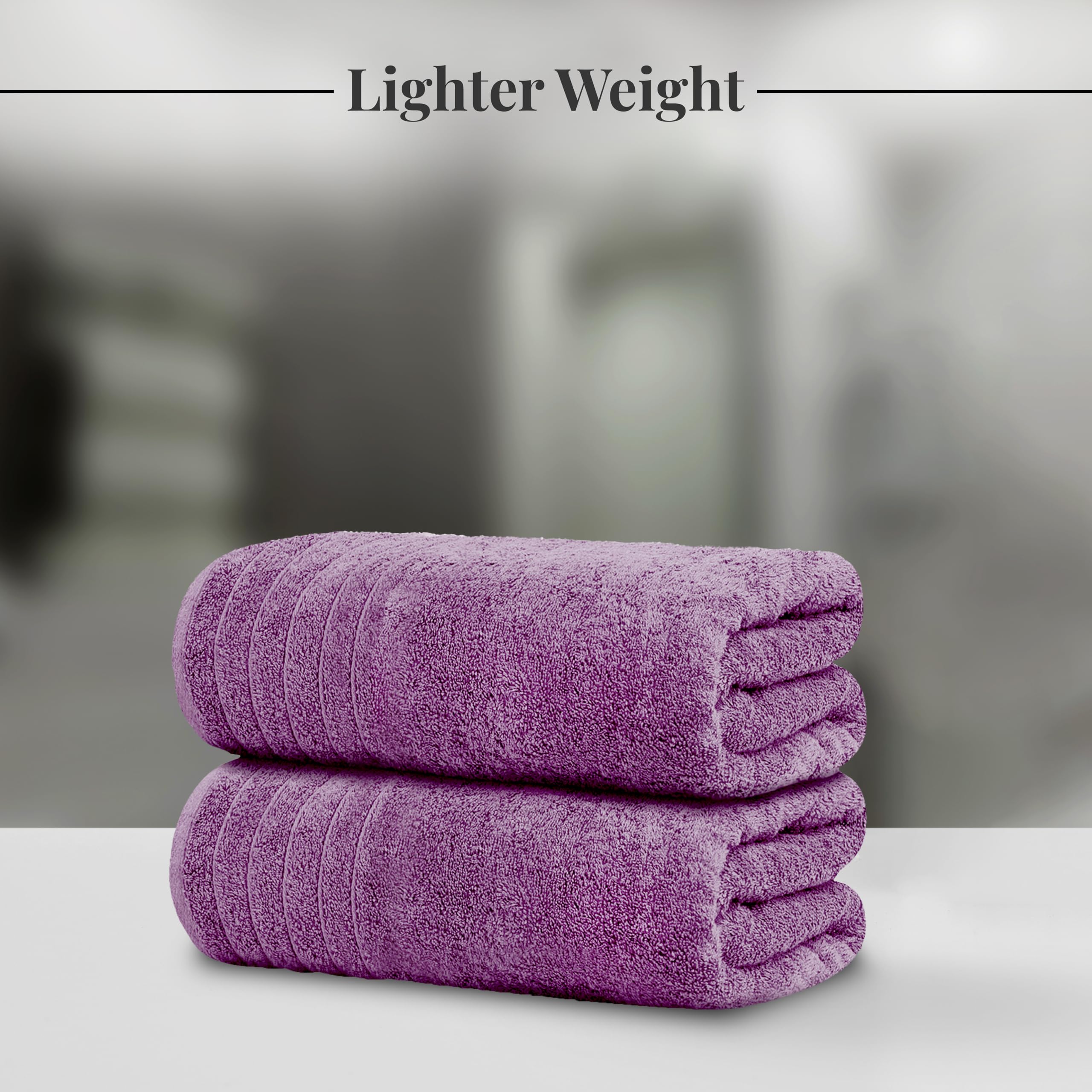 Tens Towels close-up of super-fine cotton weave highlighting softness benefit