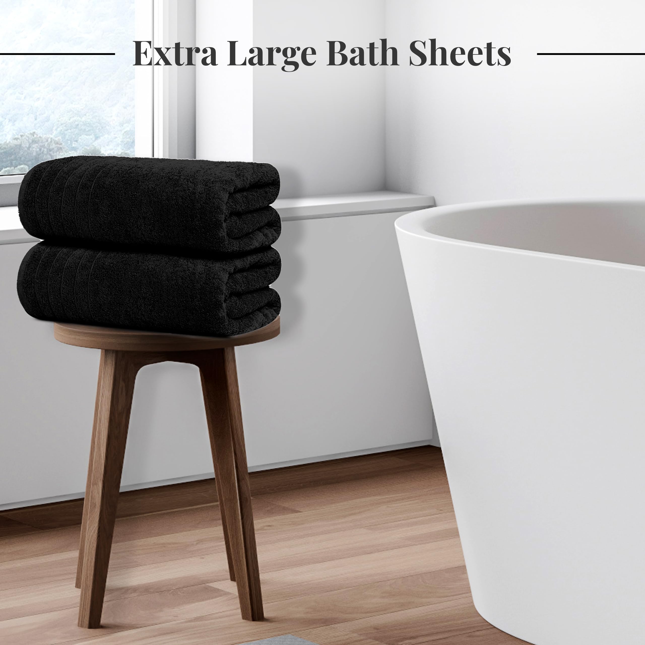 Tens Towels flat lay displaying full 35x70 inch size for full-body coverage