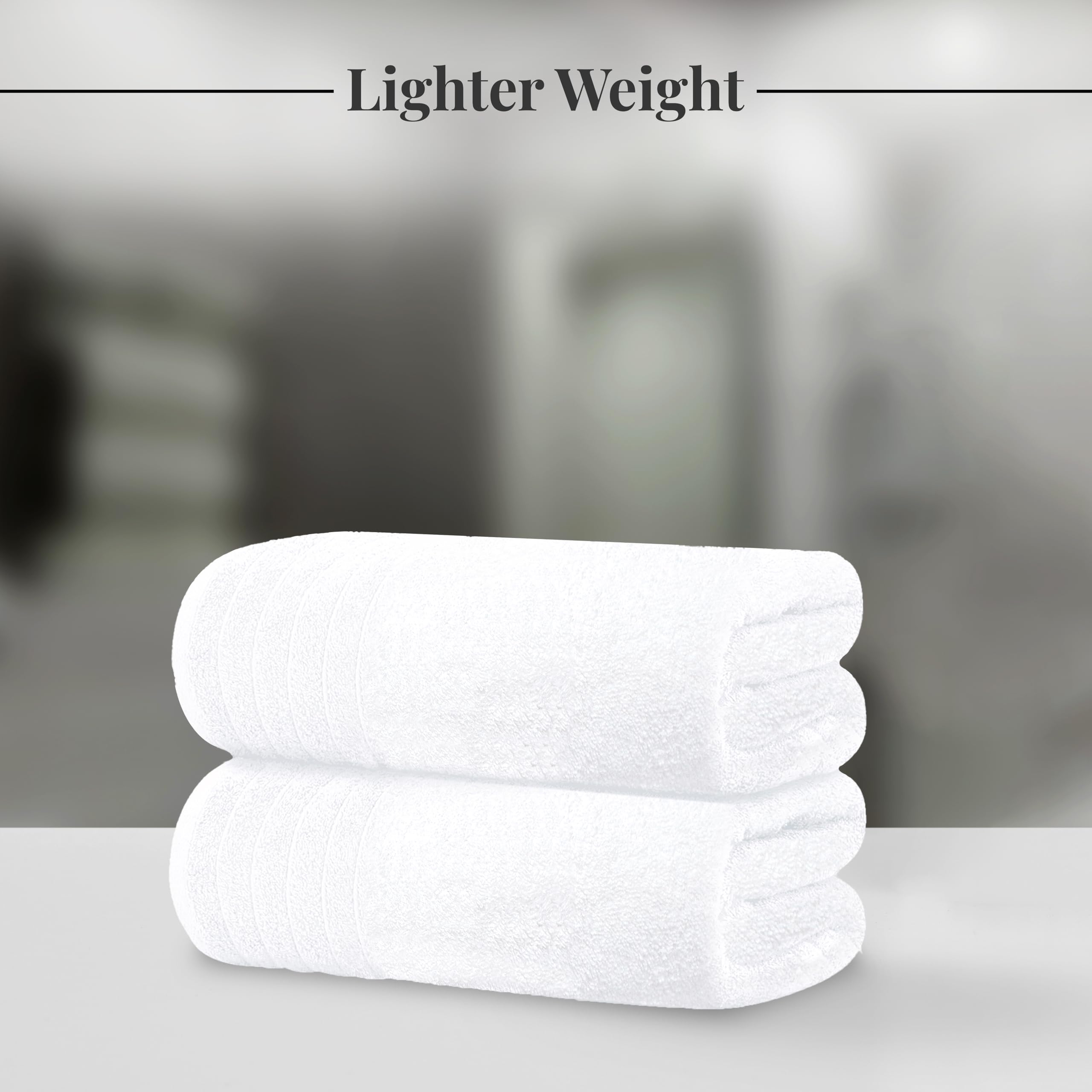 Tens Towels neatly folded stack illustrating compact storage benefit