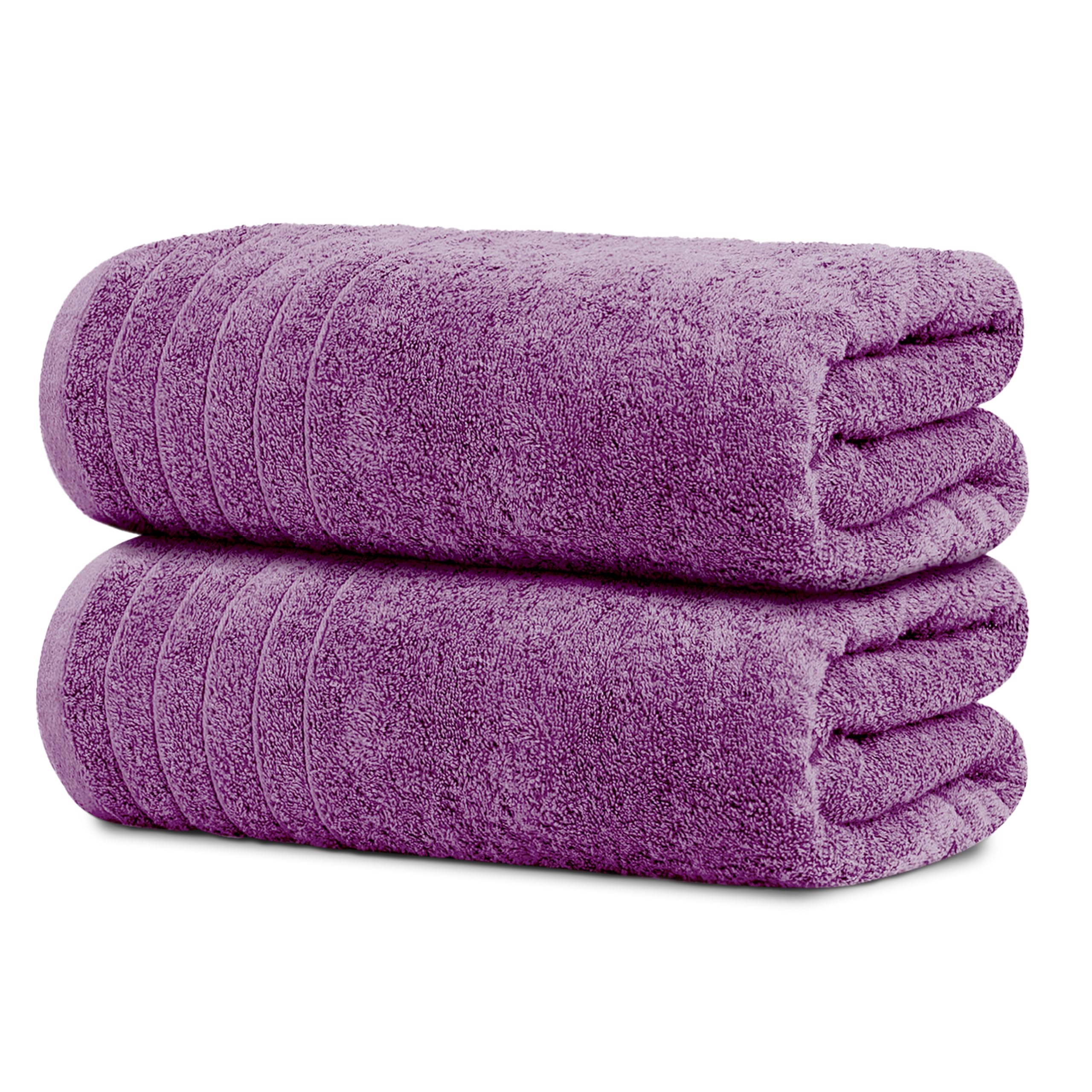 Tens Towels folded pack front view showing purple color and neat presentation