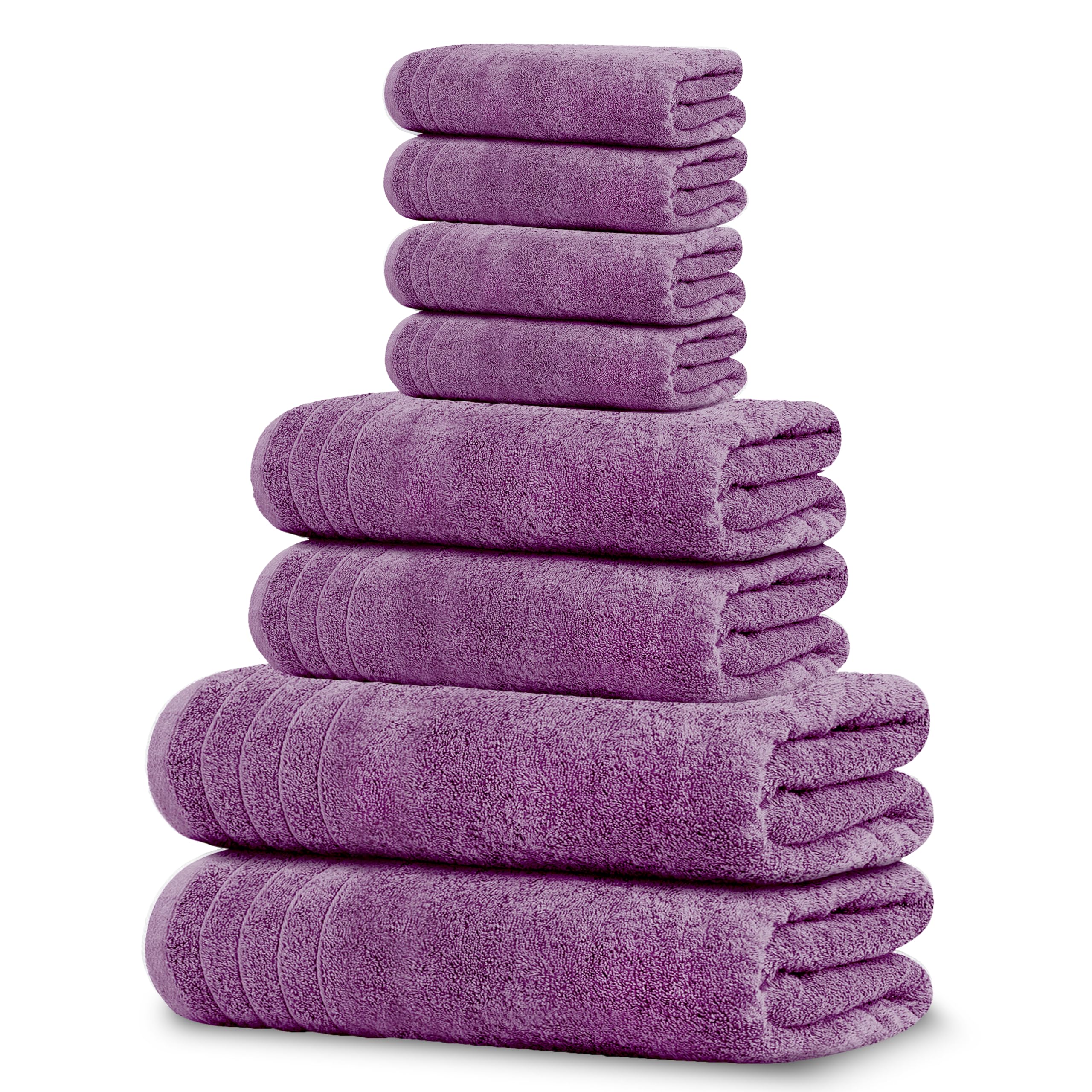 Tens Towels front packaging showing set and purple color, highlights complete kit