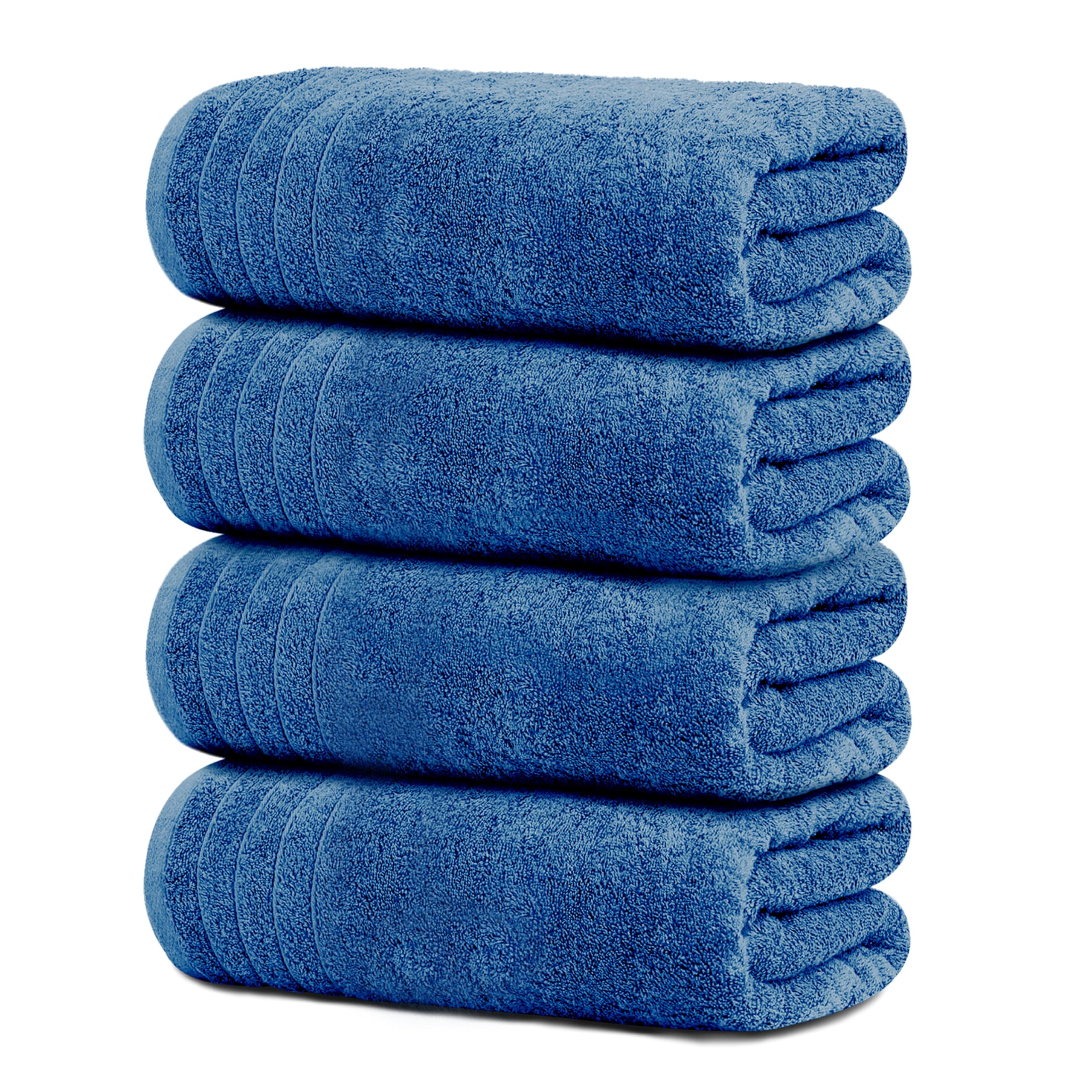 Tens Towels front pack view showing four blue towels and quick-dry benefit