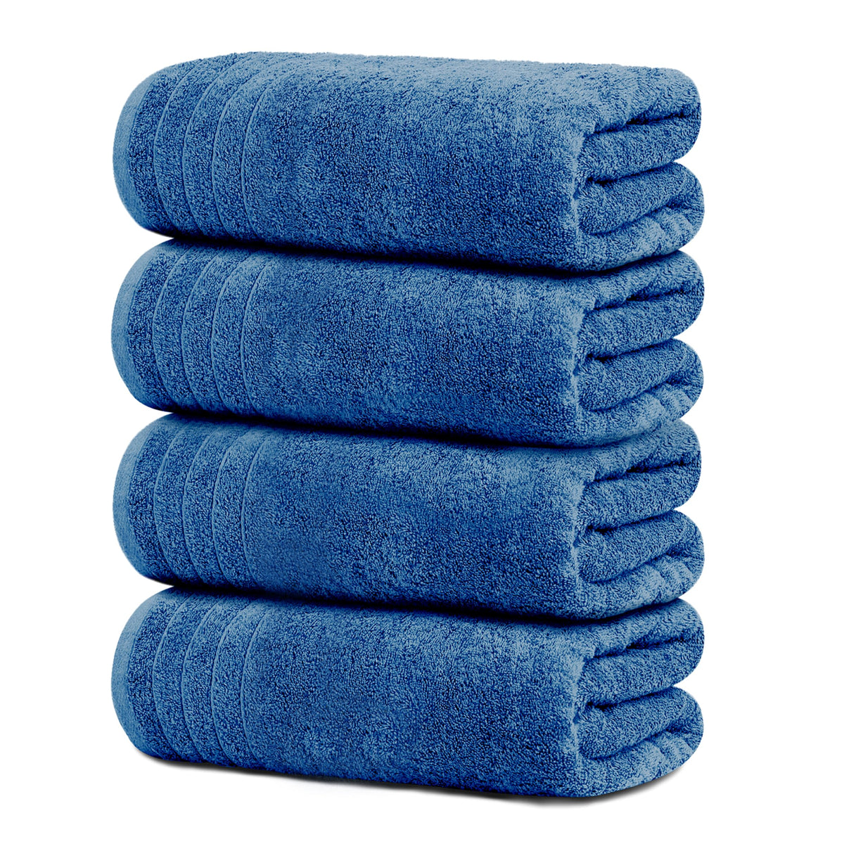 Tens Towels front pack view showing four blue towels and quick-dry benefit