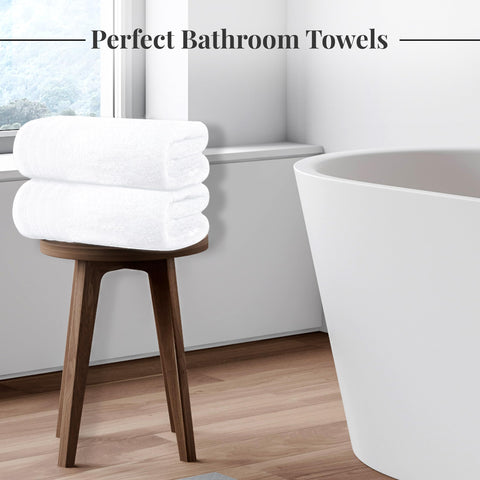 Tens Towels extra-large bath towel spread flat for full coverage benefit