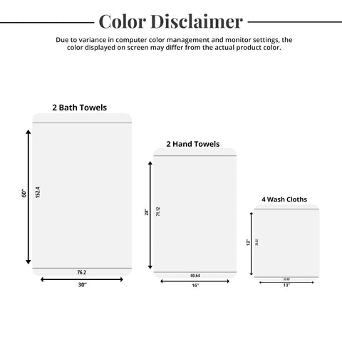 Tens Towels beside everyday items to show scale and generous towel dimensions