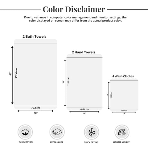 Tens Towels size comparison with laptop illustrating compact storage benefit