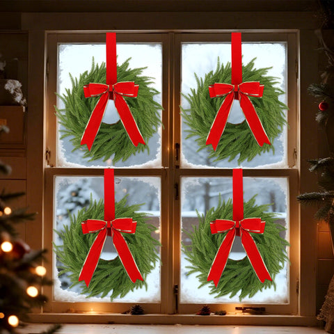 Teoytm wreath displayed on mantel illustrating coordinated indoor style