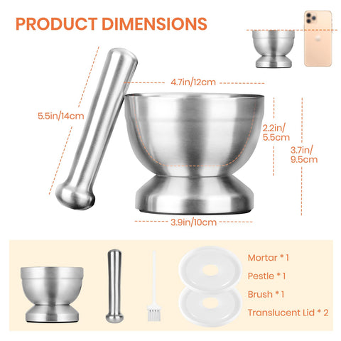 Tera size comparison with spoon illustrating 1.5 cup capacity and countertop-friendly benefit