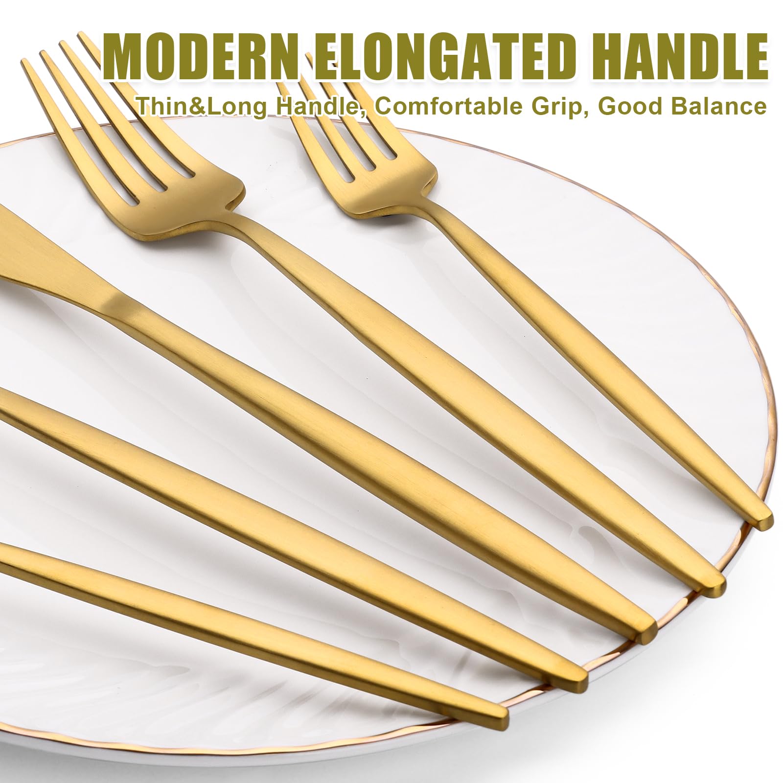 Terlulu flatware styled on dining table showing cohesive table presentation
