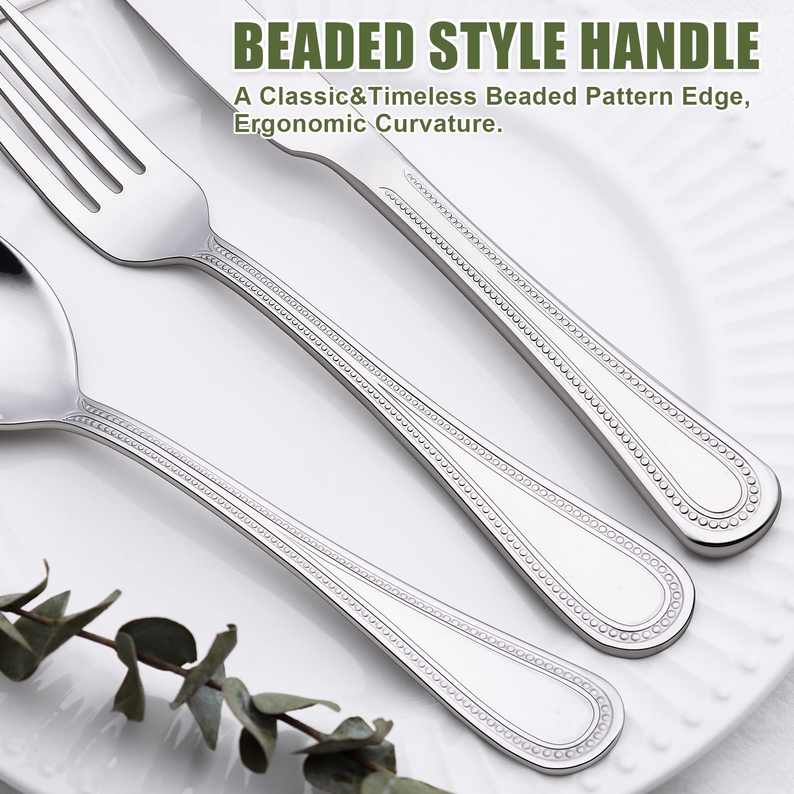 Terlulu flatware arranged on dining table demonstrating styled use