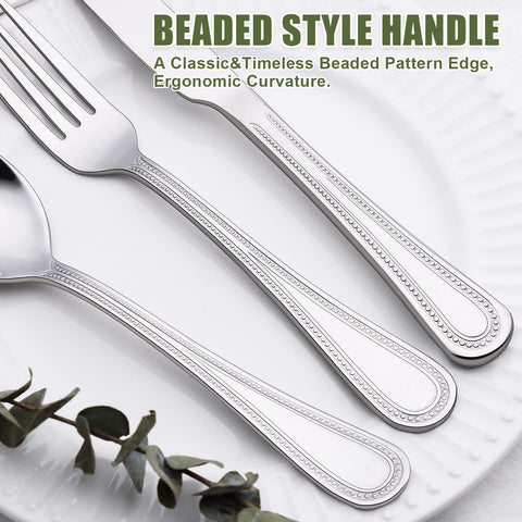 Terlulu flatware arranged on dining table demonstrating styled use