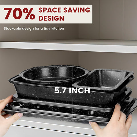 Terlulu lifestyle kitchen scene with pans in use showing everyday home baking ease