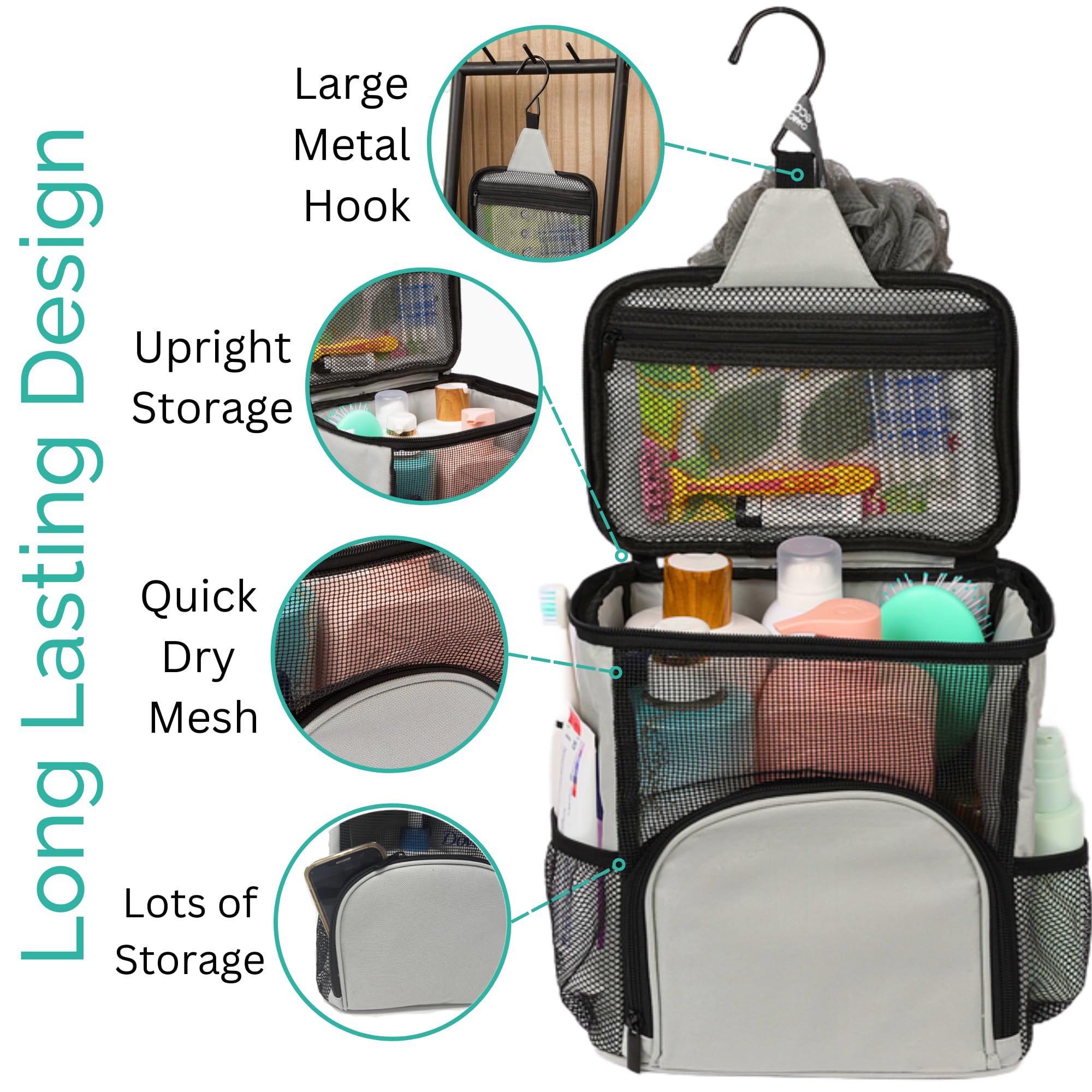 TERRA HOME interior with bottles showing upright organization benefit