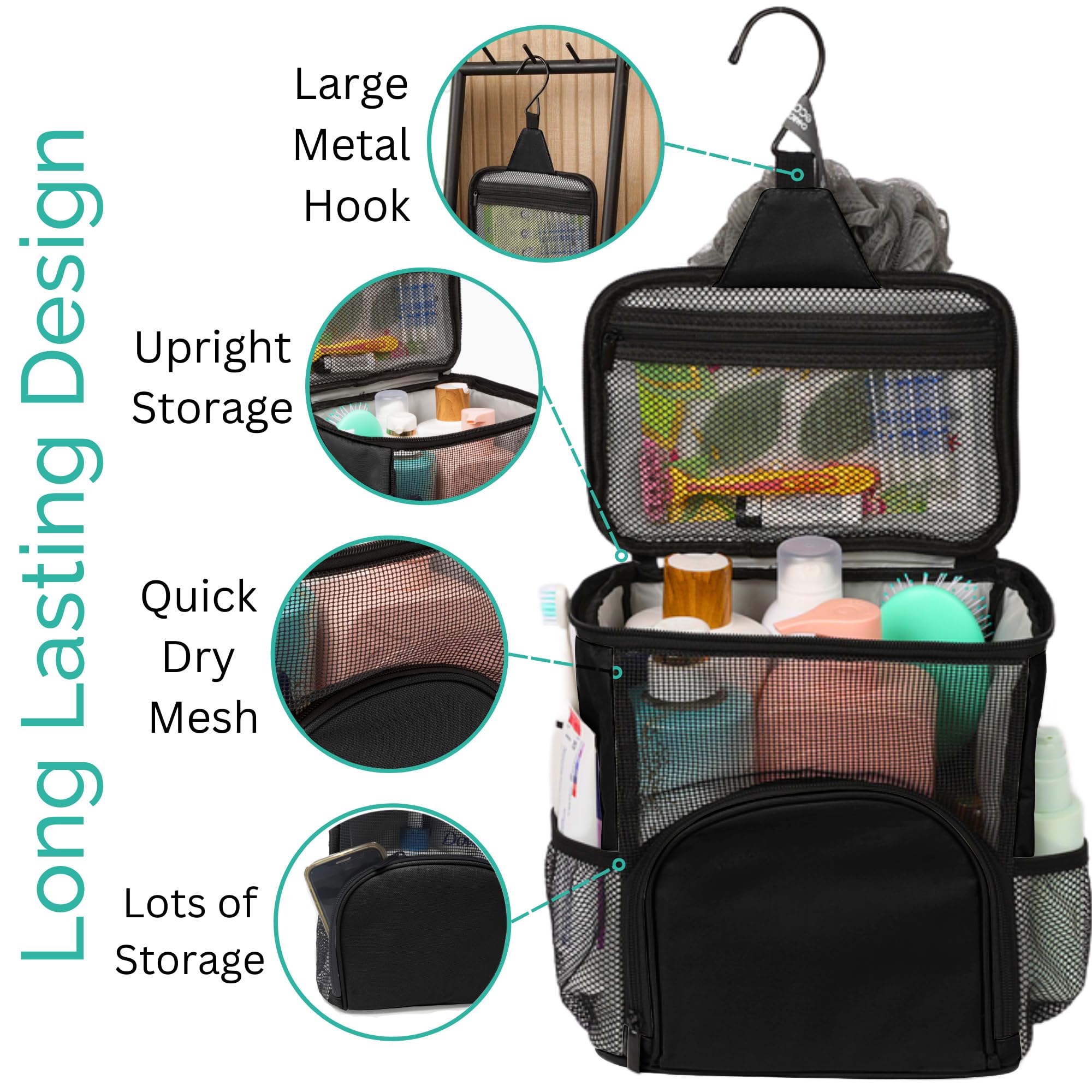 TERRA HOME packed with full-size bottles to show practical capacity