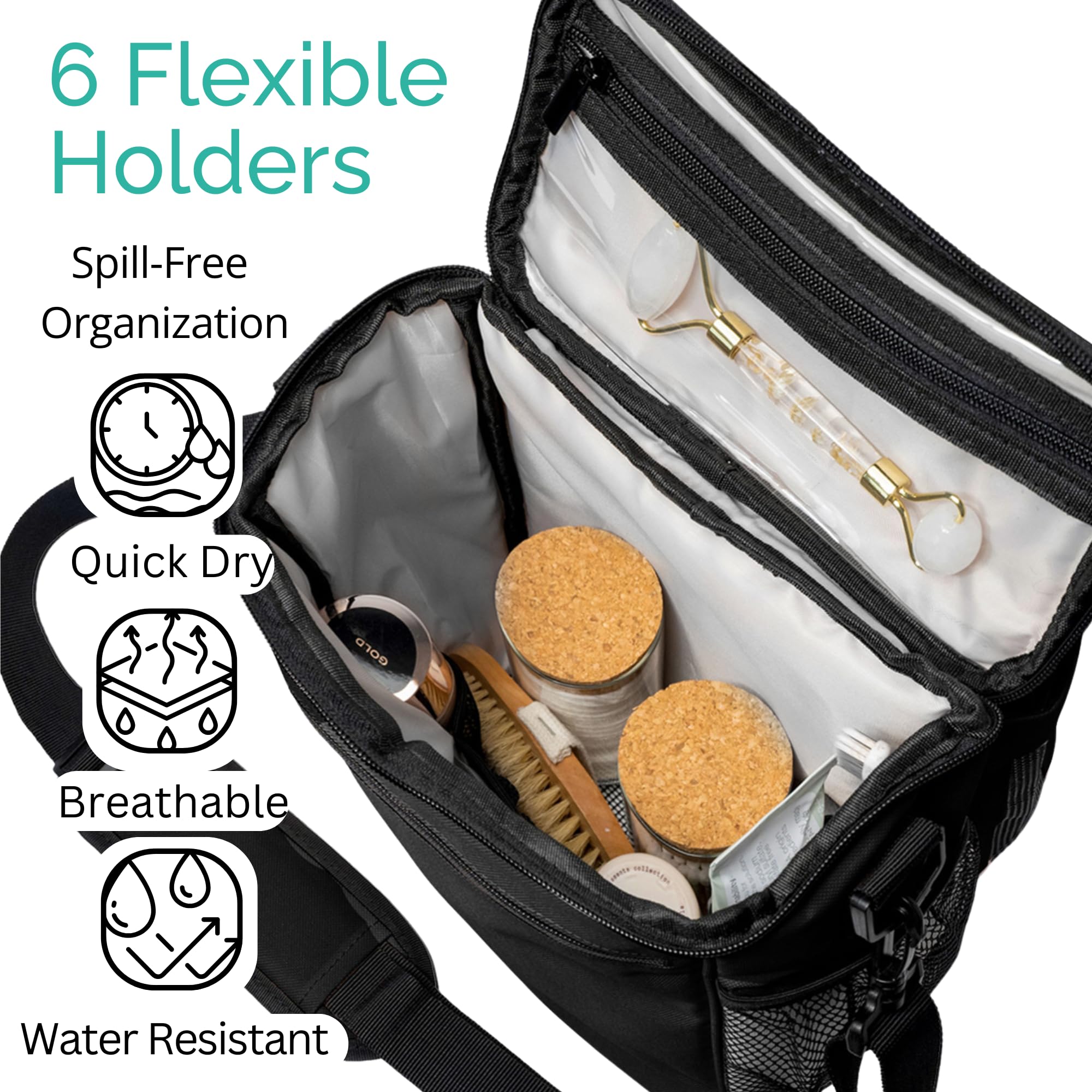 TERRA HOME with full-size bottles to show real-world capacity