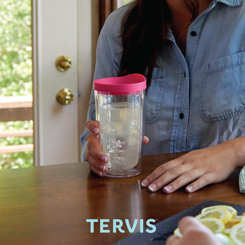Tervis four-pack stacked set demonstrating extra cups available for family use benefit