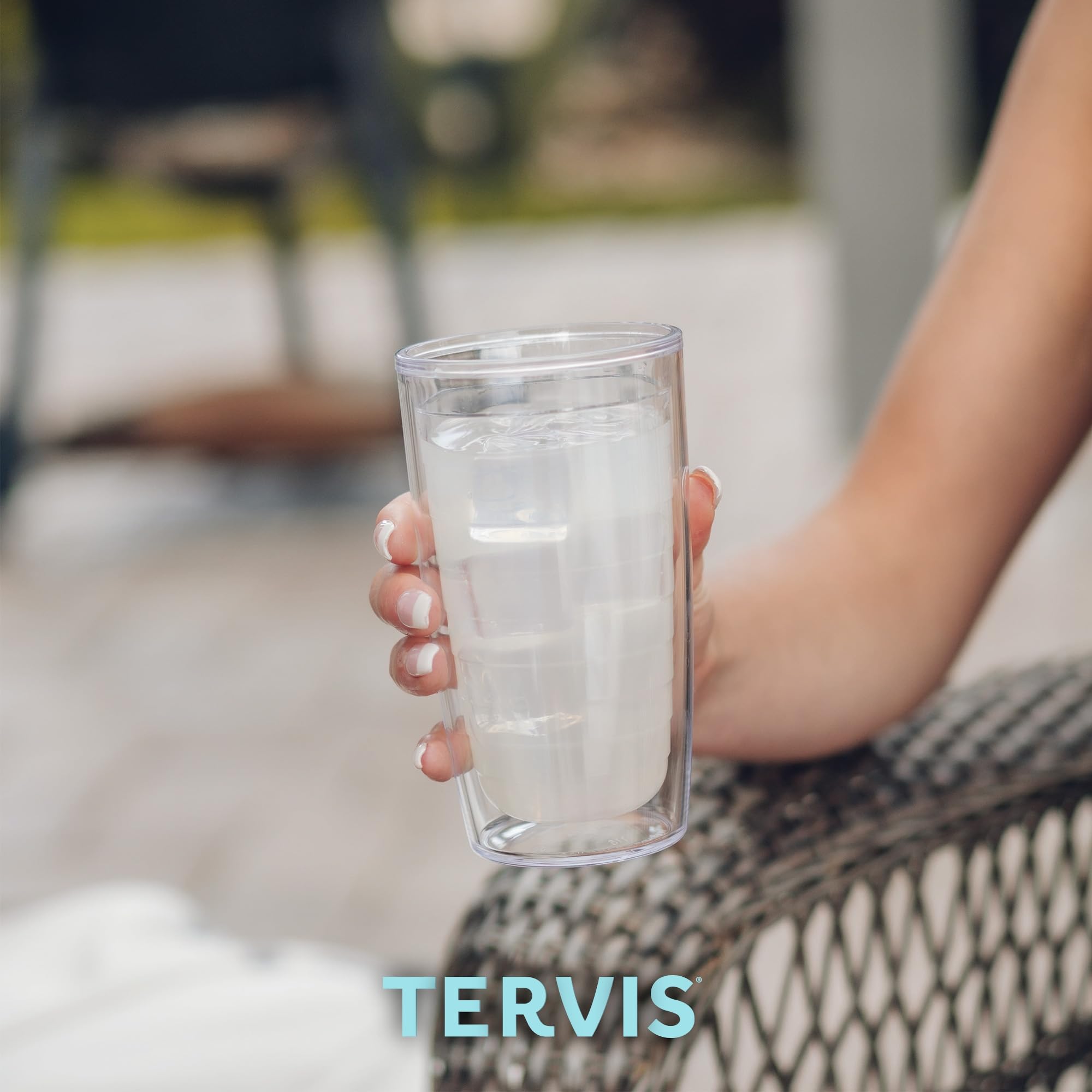 Tervis tumbler loaded in dishwasher to show dishwasher-safe convenience benefit