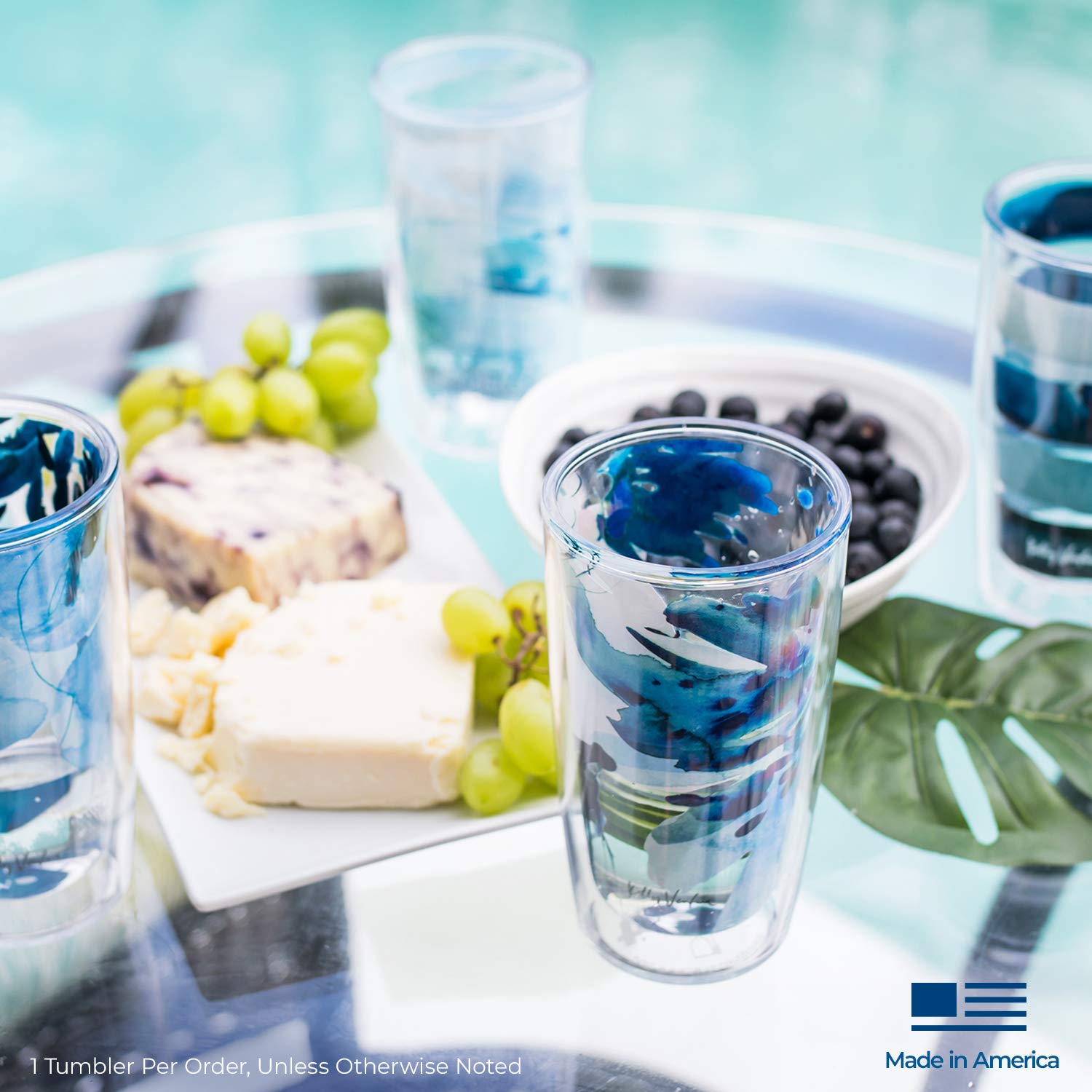 Tervis lid top view displaying spill-resistant feature for on-the-go convenience