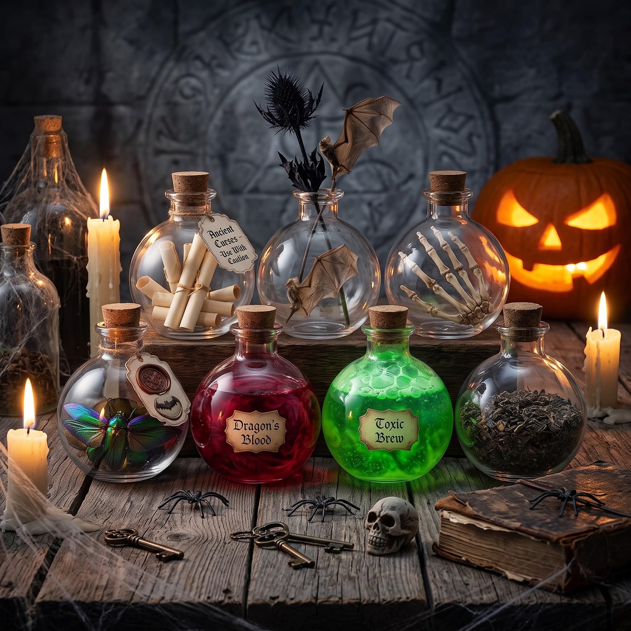 Tessco for you bottles filled with colorful candy for attractive gifting