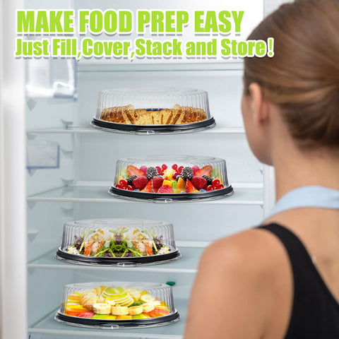 Tessco for you tray with deli wax paper layers showing hygienic food separation