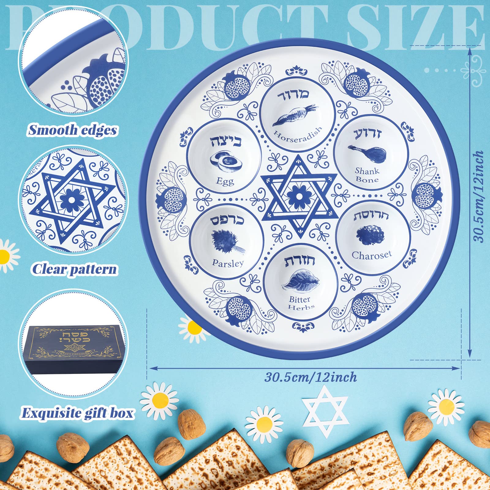 Tessco for you close-up of blue-and-white ceramic pattern highlighting vintage detail and elegance