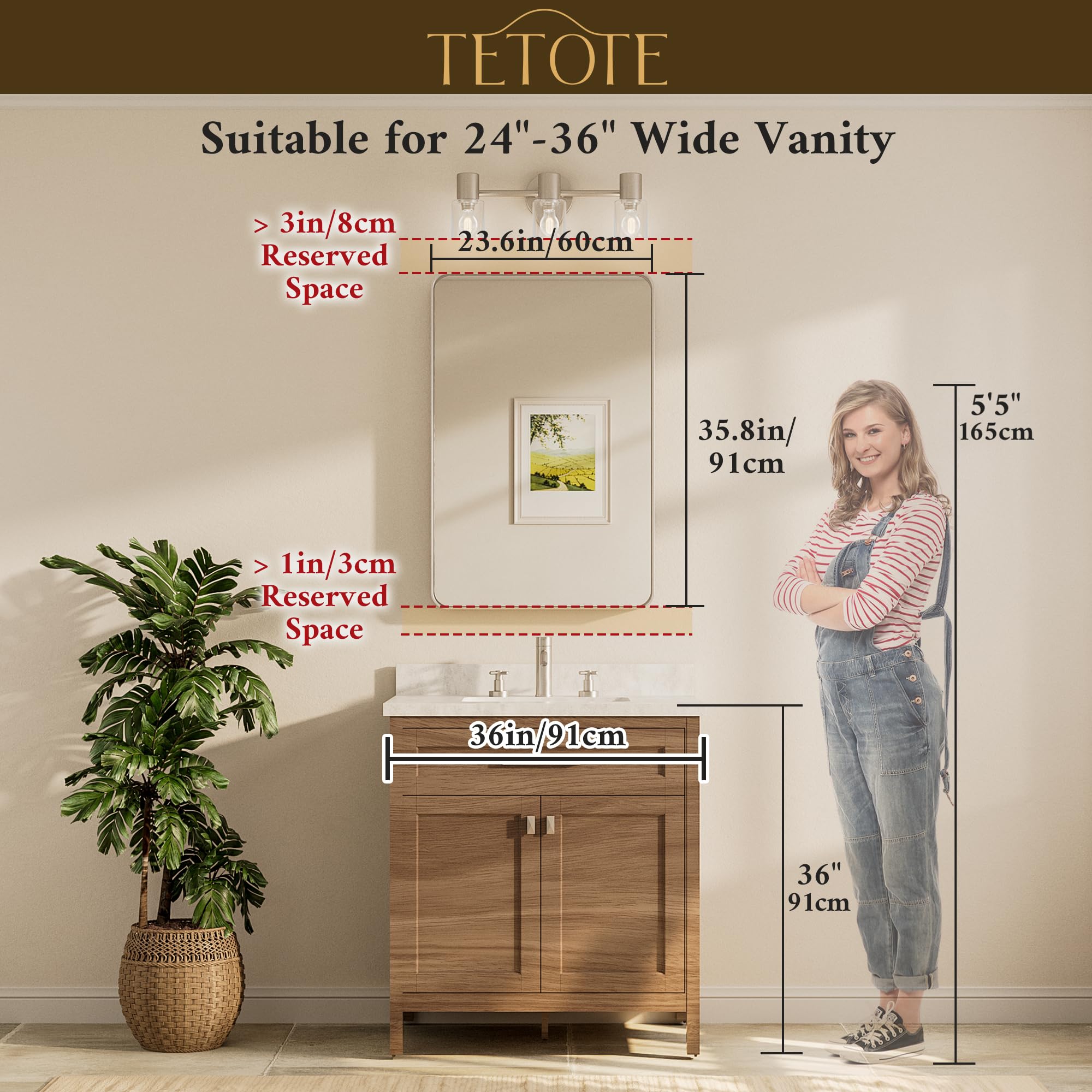 TETOTE styled in entryway showcasing decorative versatility and immediate room uplift