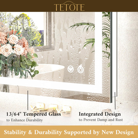 TETOTE side profile showing waterproof seal protection in humid rooms