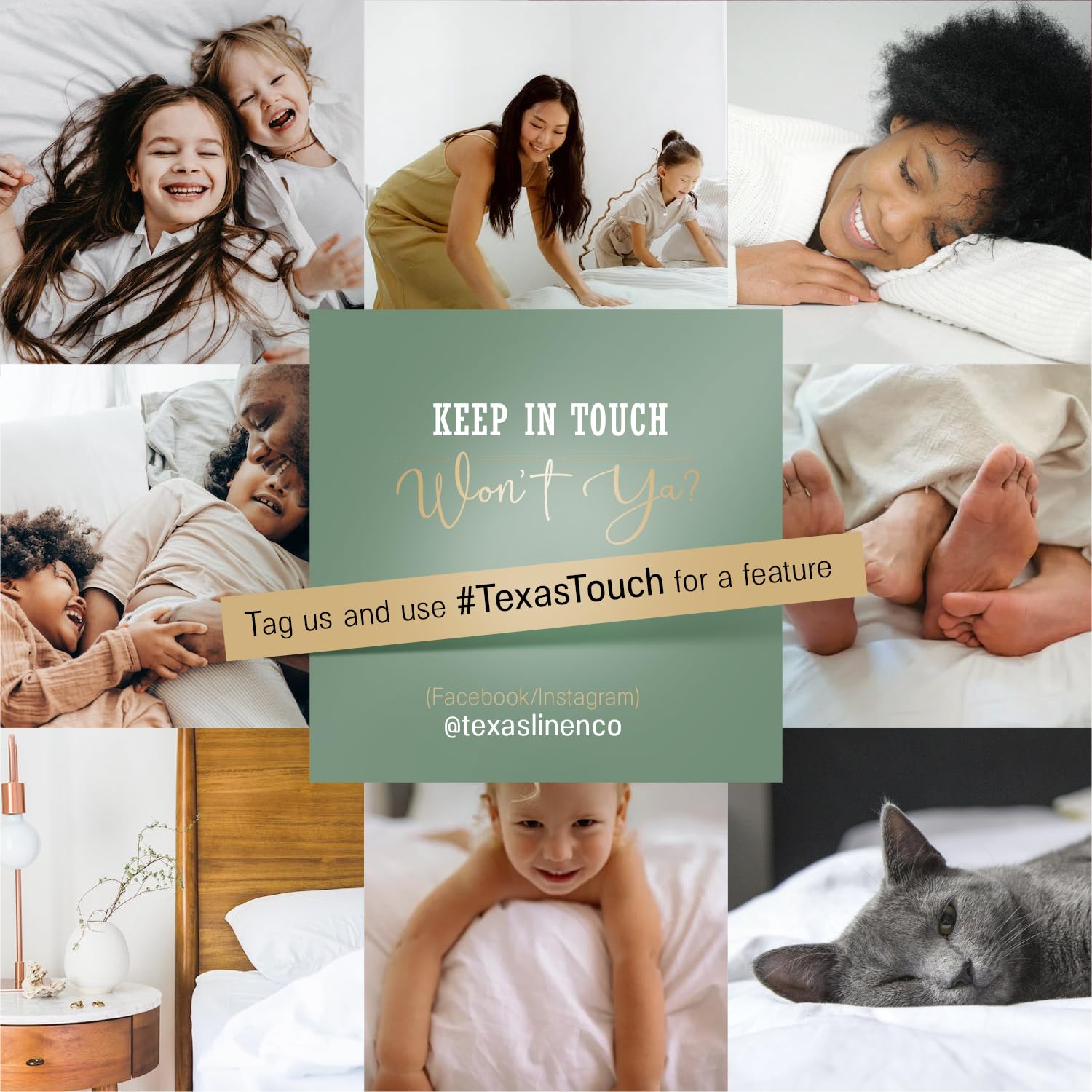 TEXAS LINEN CO. sheet on mattress size comparison illustrating deep-pocket fit