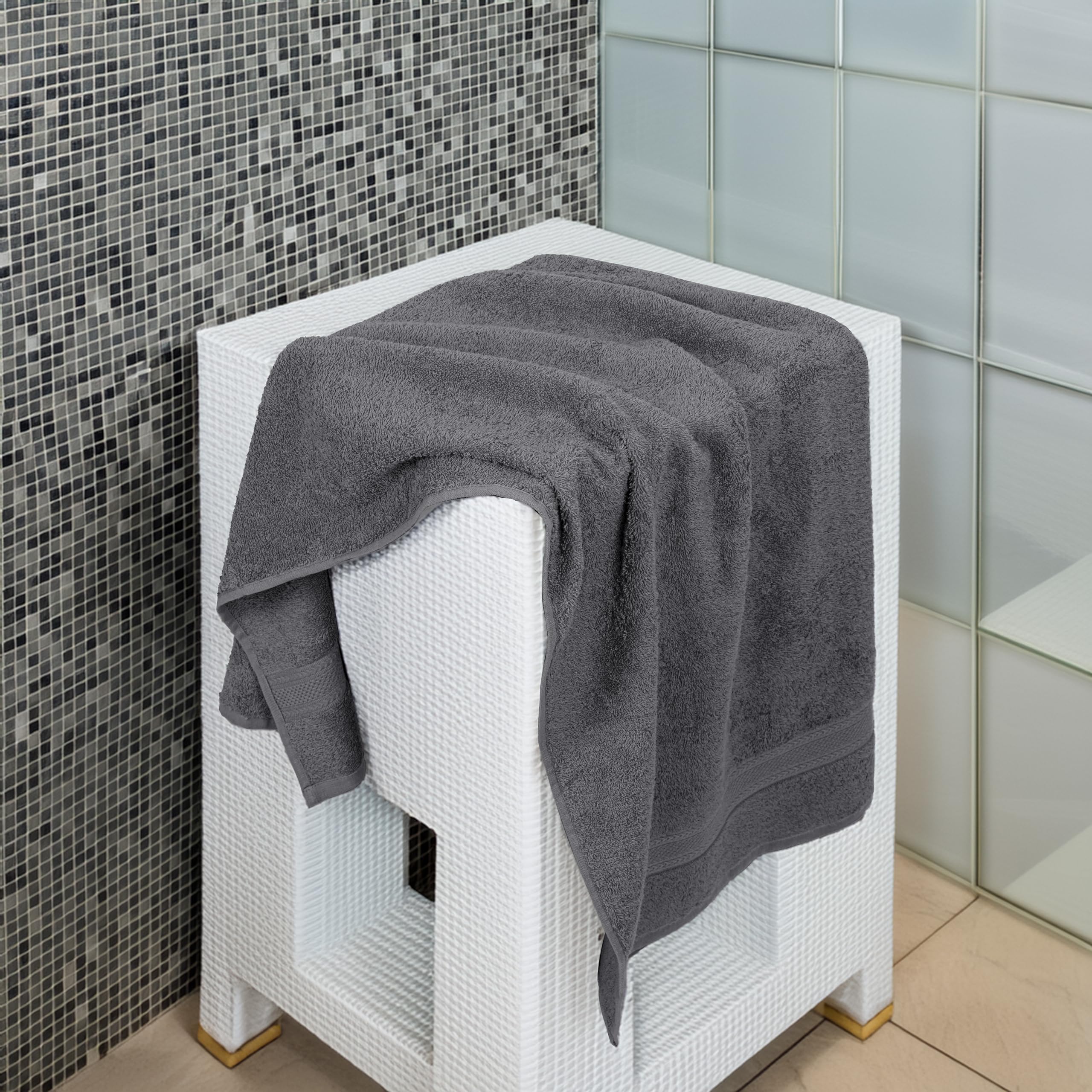 TEXCRAFT close-up of terry loops highlighting soft texture and improved absorbency