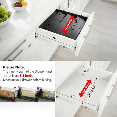 Thalomely four-tier organizer holding jars for quick-access benefit