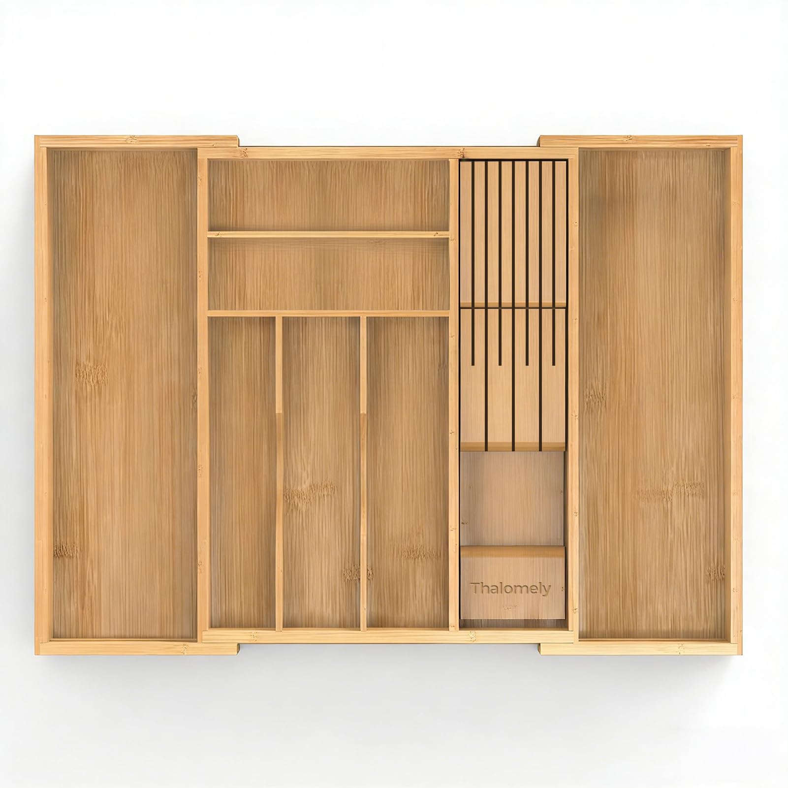 Thalomely front view collapsed demonstrating compact storage and adjustable fit