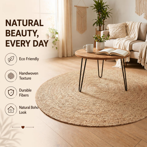 THE BEER VALLEY braided texture close-up highlighting natural jute weave and durable feel