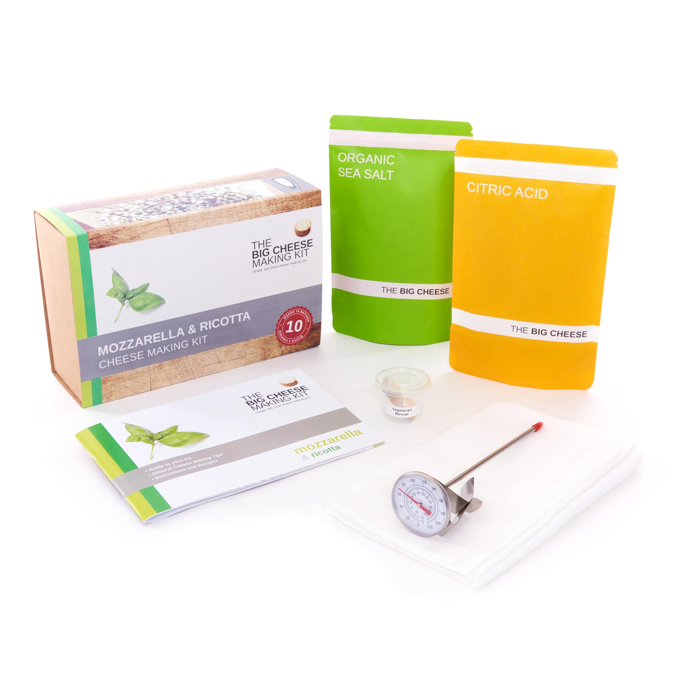 The Big Cheese front packaging showing kit contents and clear branding for easy gifting