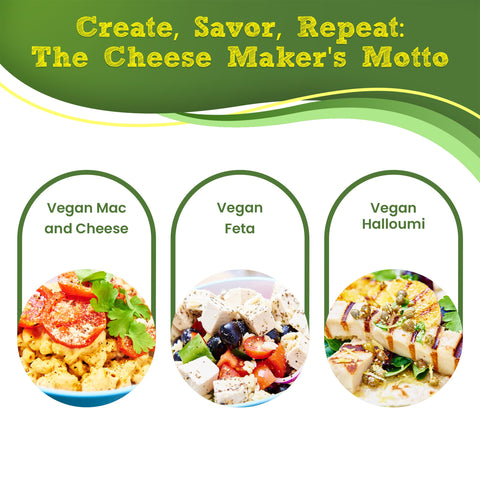 Sliced Parmesan-style vegan cheese from The Big Cheese Making Kit ready to serve