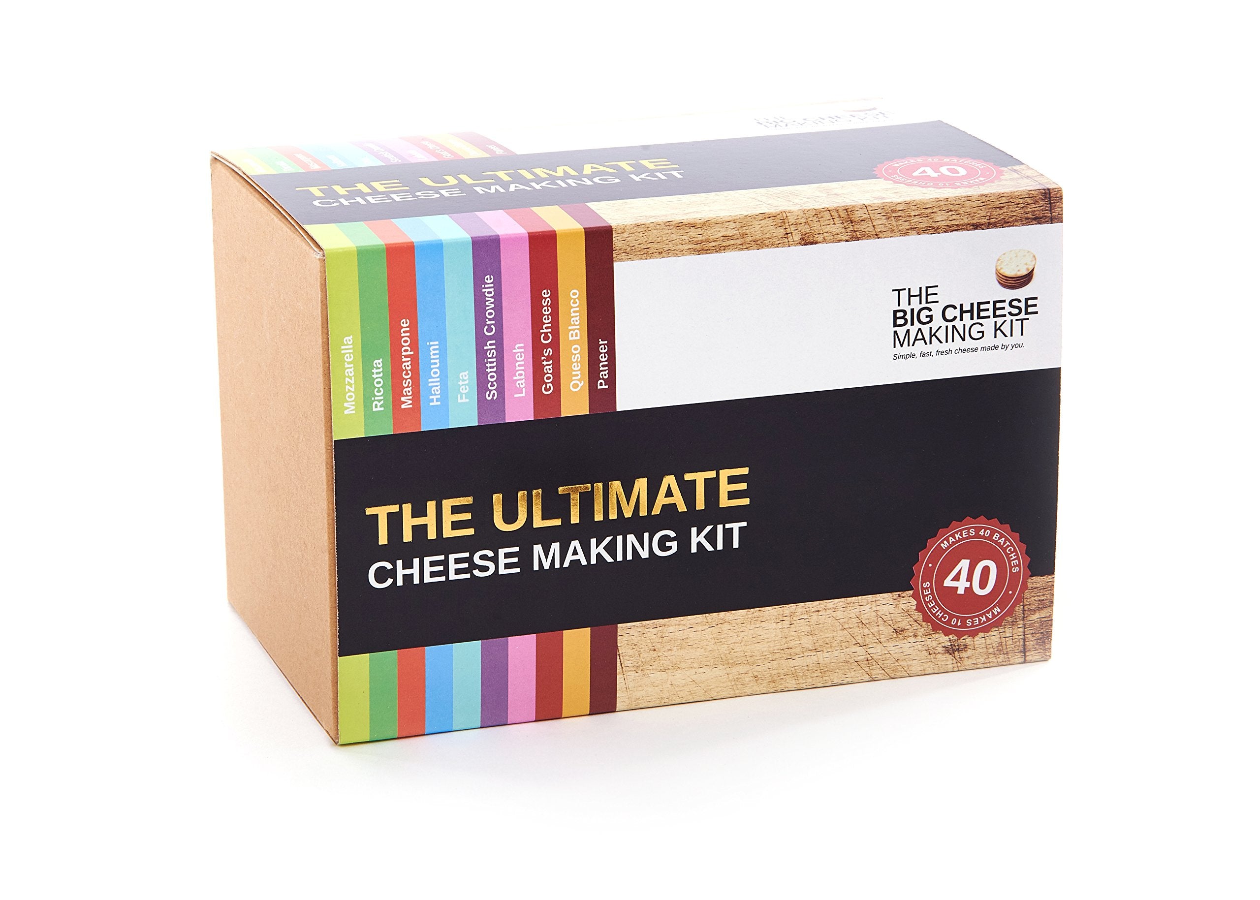 The Big Cheese recipe book and thermometer displayed for easy use