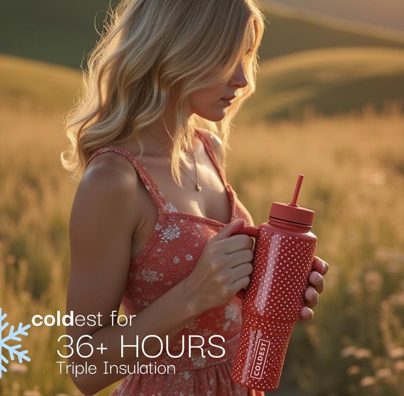 The Coldest Water chug/Blendinator lid with smoothie showing thick-drink capability