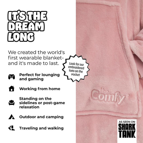 THE COMFY Dream microfiber fabric close-up smooth feel and breathability