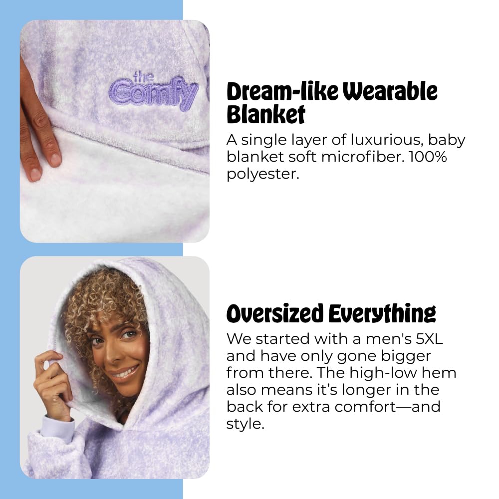 THE COMFY giant pocket holding essentials for hands-free convenience