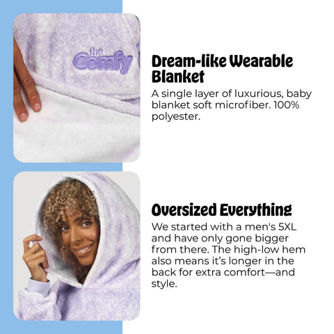THE COMFY giant pocket holding essentials for hands-free convenience