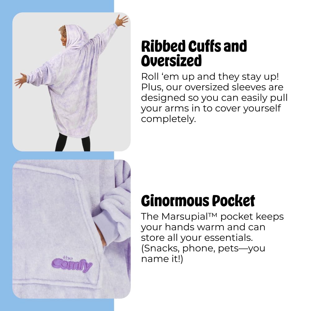 THE COMFY worn in a living room showing mobility and relaxed use