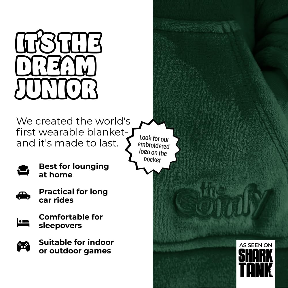 THE COMFY Dream Jr hood detail providing head warmth and comfort