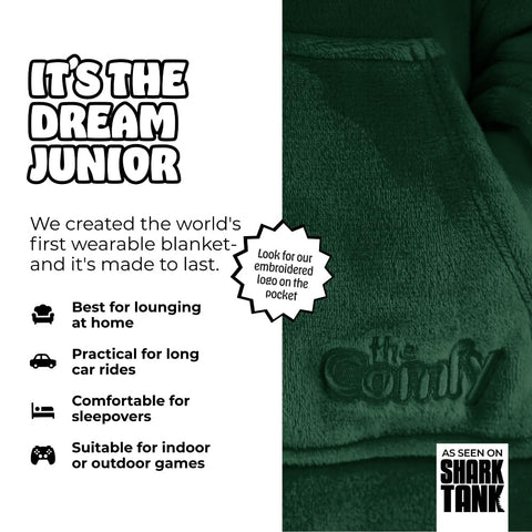 THE COMFY Dream Jr hood detail providing head warmth and comfort