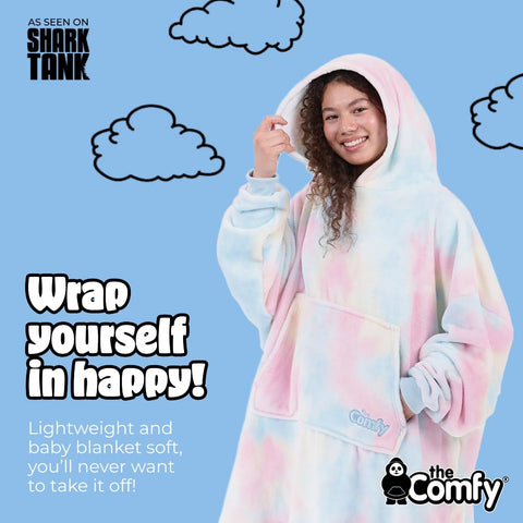THE COMFY large kangaroo pocket up close, convenient storage benefit