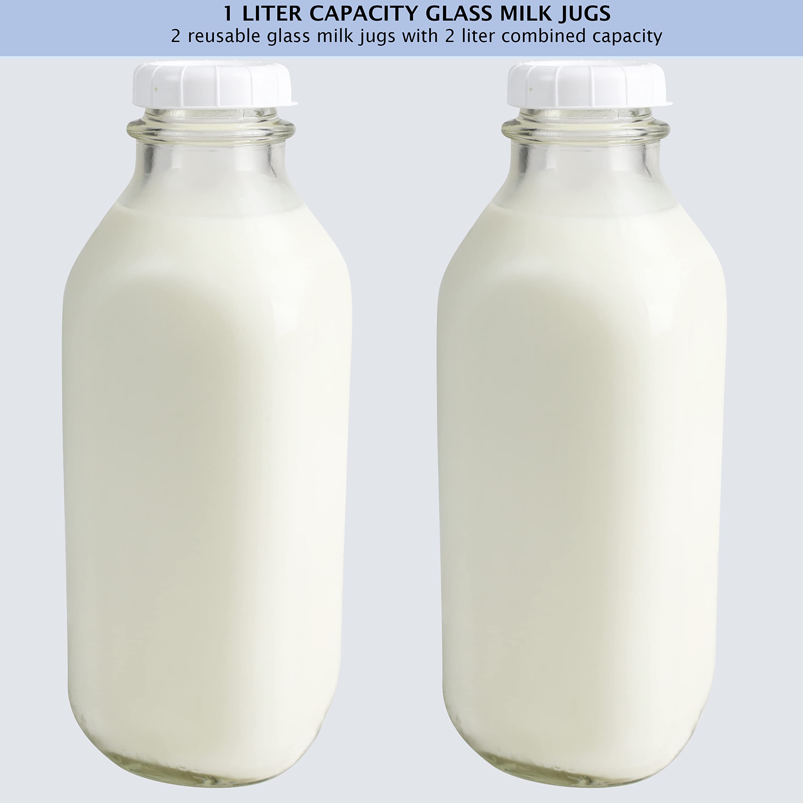 The Dairy Shoppe bottle of milk in fridge door showing compact fit and convenient storage