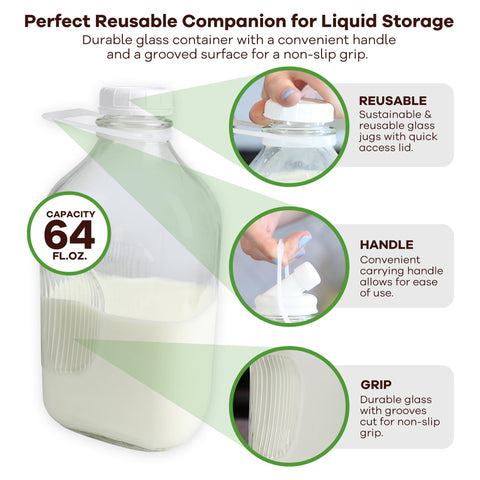 The Dairy Shoppe silicone pour spout detail for drip-free serving