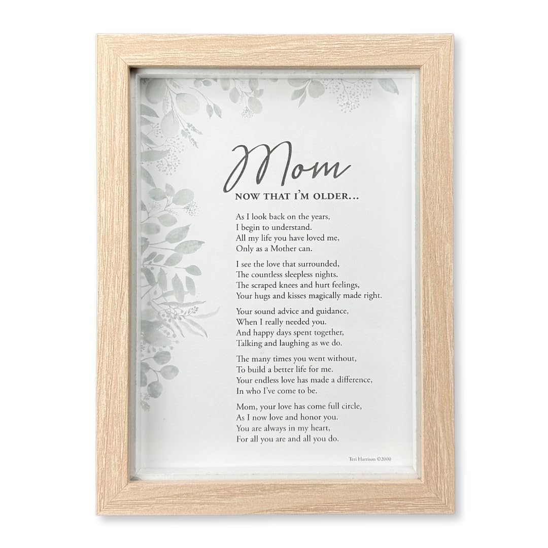 The Grandparent Gift Co. front view of shadow-box frame, elegant gift presentation