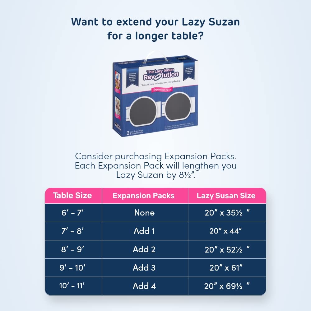 The Lazy Susan Revolution packed in its included box for tidy, space-saving storage