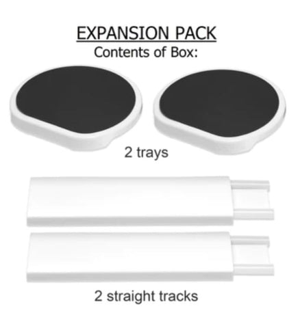The Lazy Susan Revolution tray close-up highlights silicone non-slip texture and easy cleaning