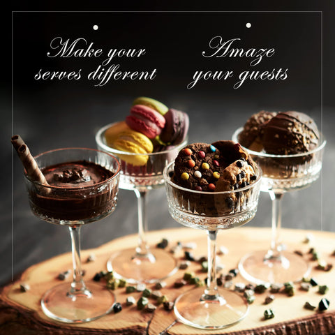 the mask el turko four coupes set on table showing party-ready look and consistent design